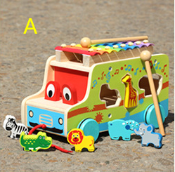 pull along shape sorting musical truck