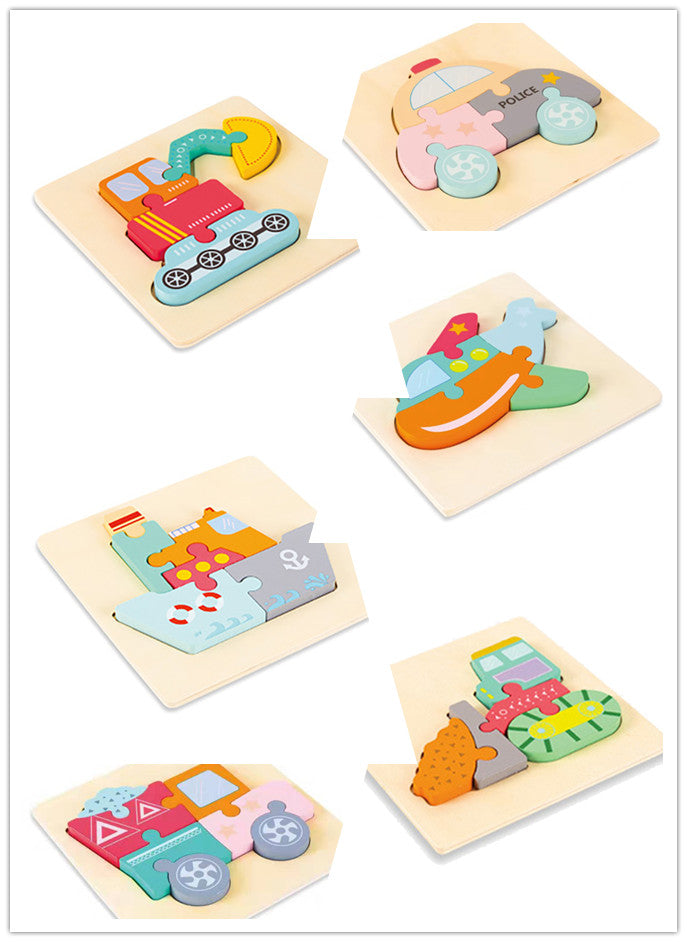 Three Dimensional Wooden Puzzles - Woodwork Toys