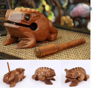 Frog Percussion Musical Instrument - Woodwork Toys