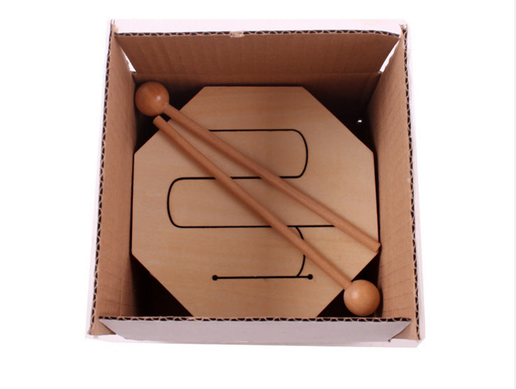 Octagonal Wooden Drum - Woodwork Toys