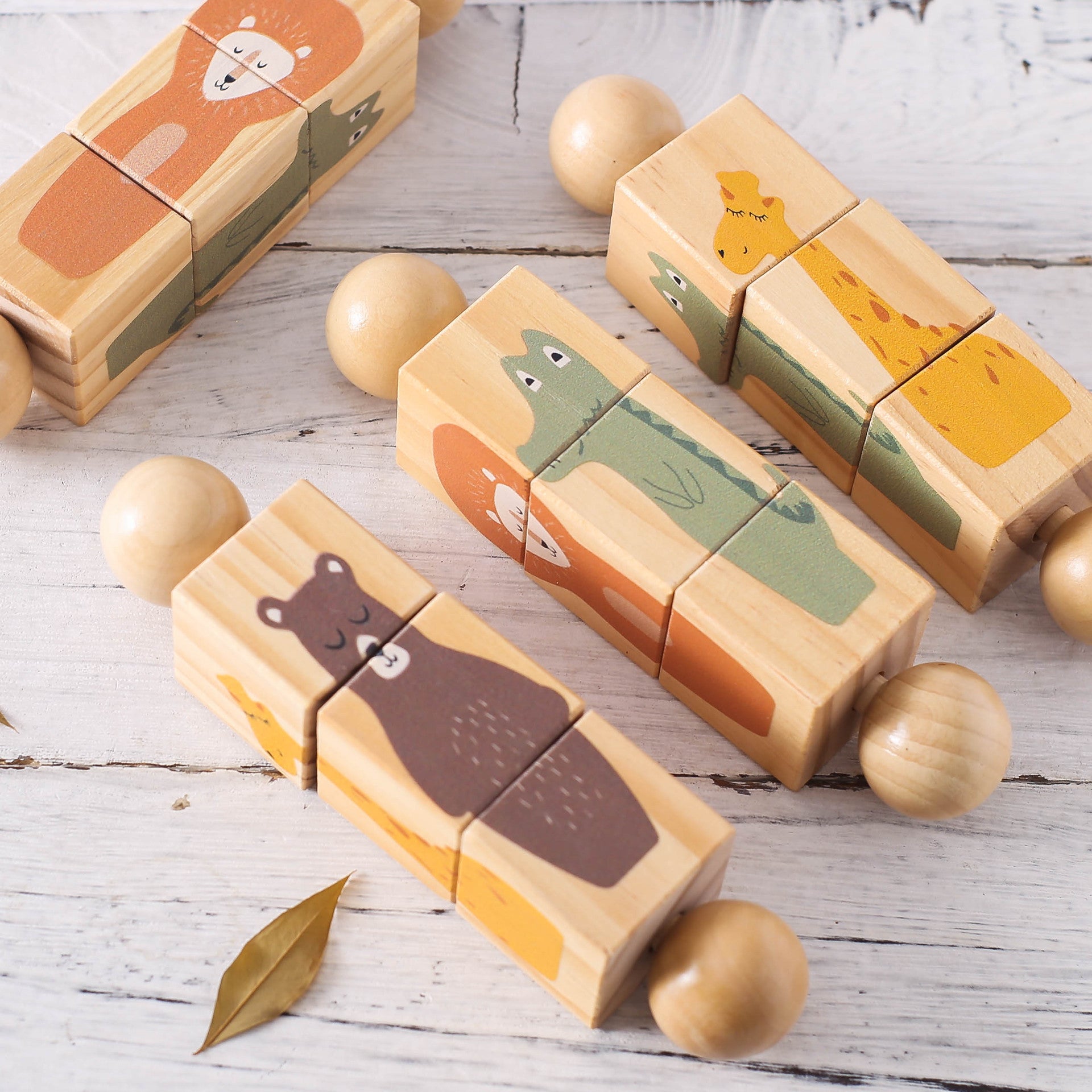 Rotating Puzzle Set - Woodwork Toys