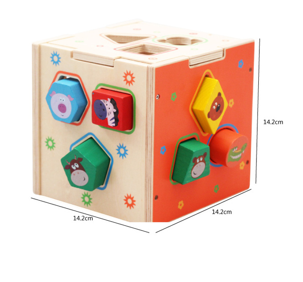 Shape Matching Intelligence Box - Woodwork Toys