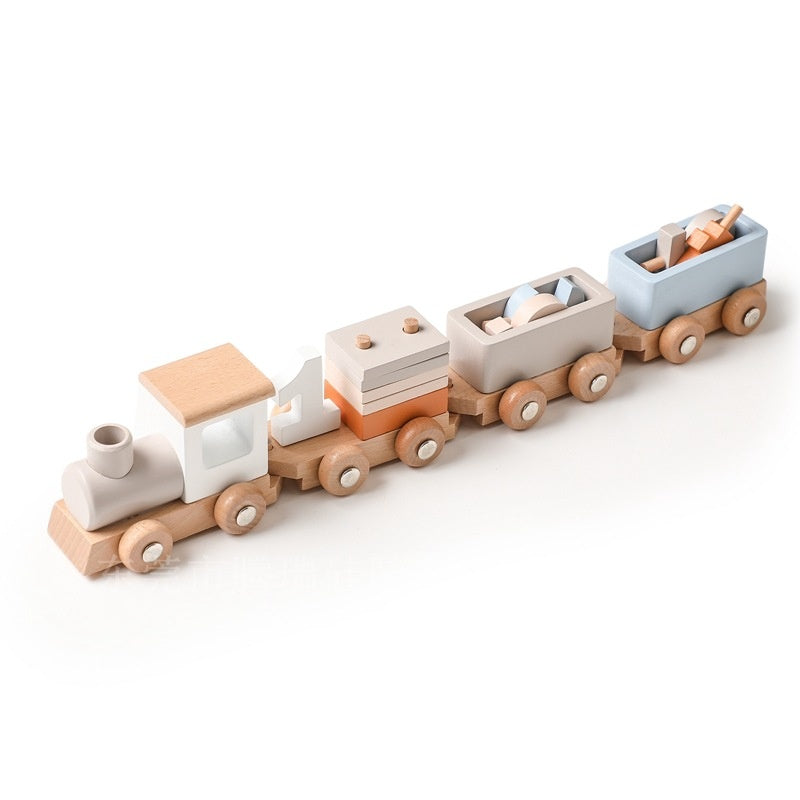 Birthday Train Milestone Toy - Woodwork Toys