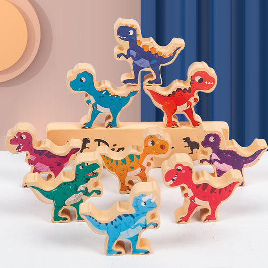 Dinosaur Balance Stacker - Woodwork Toys