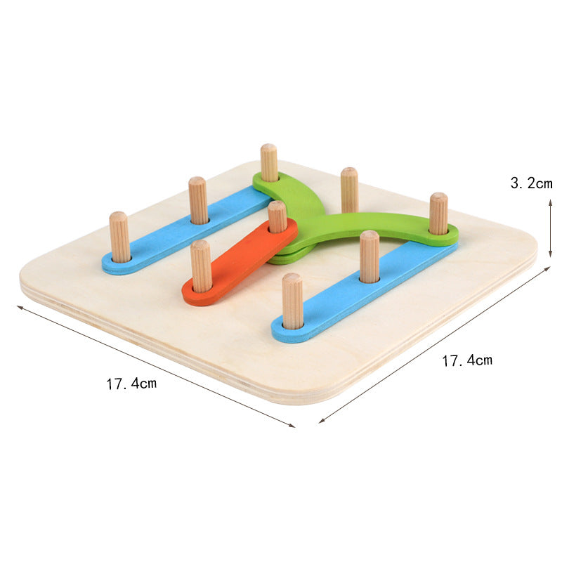 Numbers and Letters Construction Puzzle - Woodwork Toys