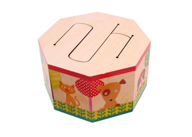 Octagonal Wooden Drum - Woodwork Toys