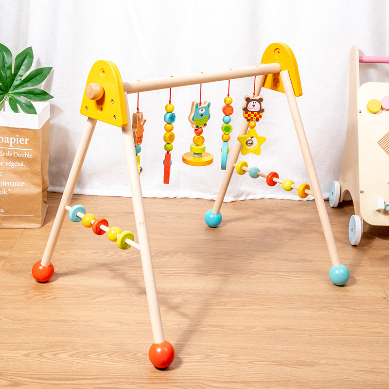 Play Gym with Pendant Rings - Woodwork Toys