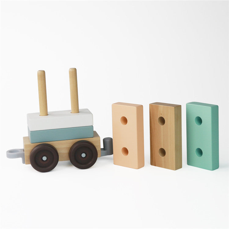 Building Block Train - Woodwork Toys