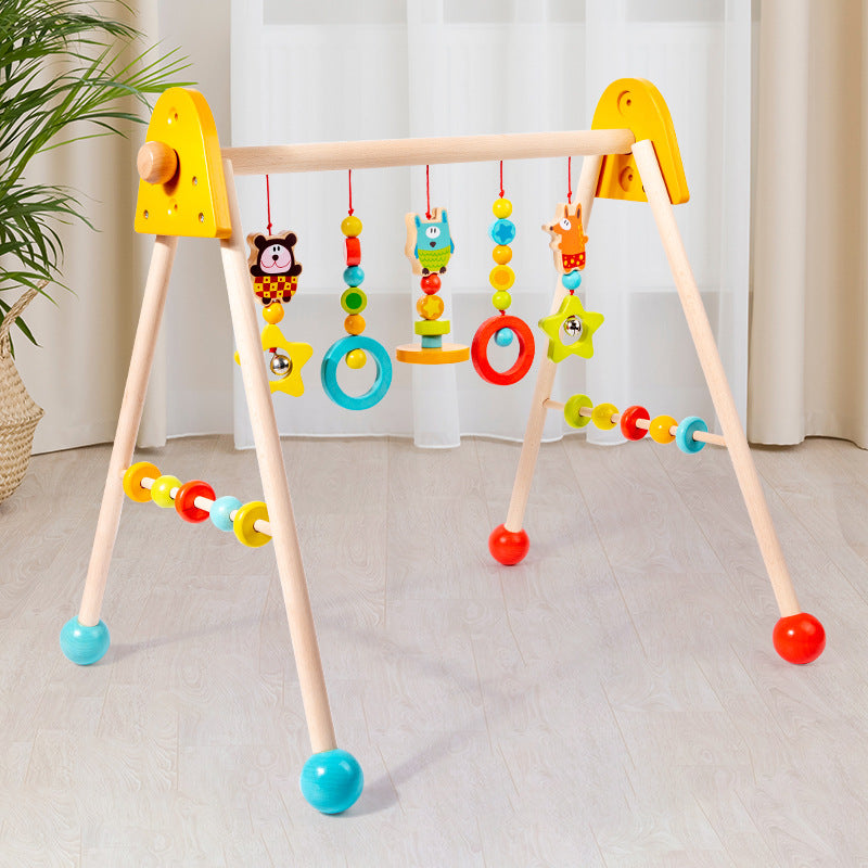 Play Gym with Pendant Rings - Woodwork Toys