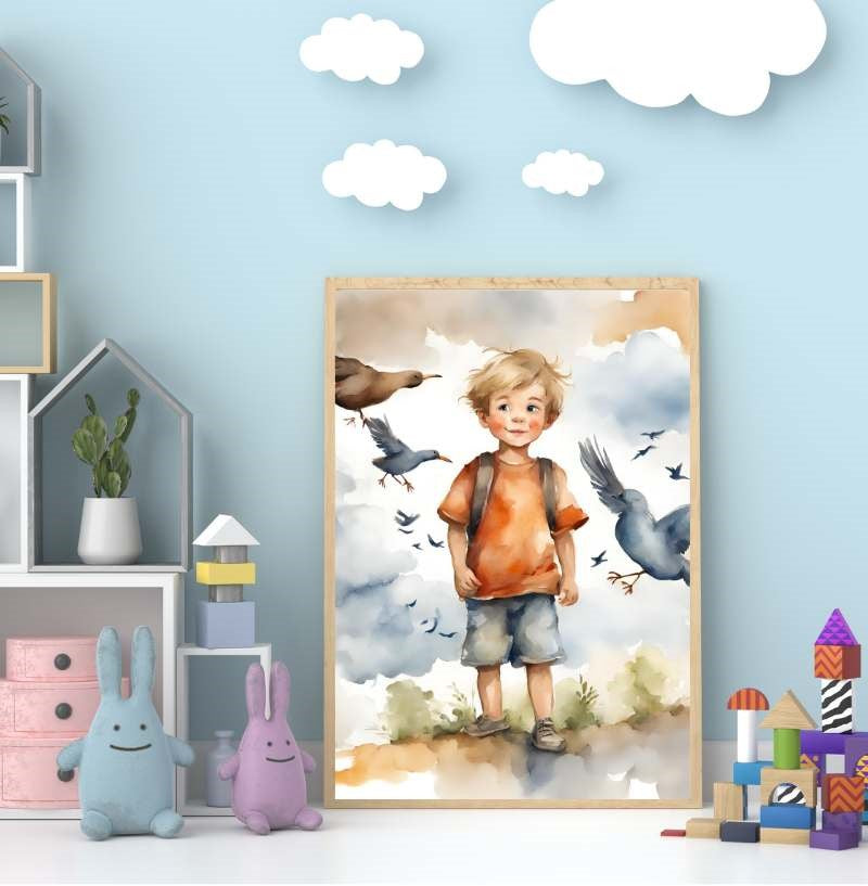 Digital Download| A Boy & His Birds - Woodwork Toys