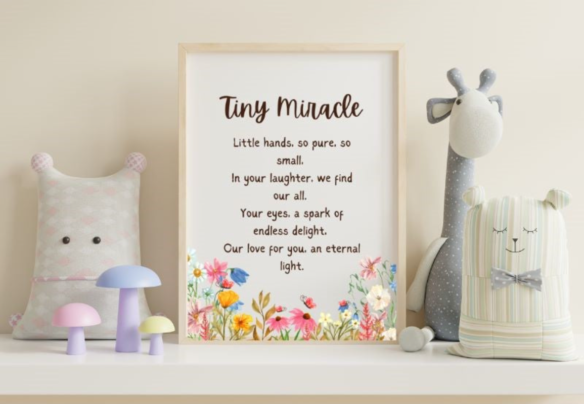 Digital Download| Tiny Miracle Poem - Woodwork Toys