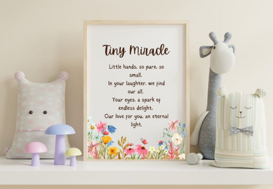 Digital Download| Tiny Miracle Poem - Woodwork Toys