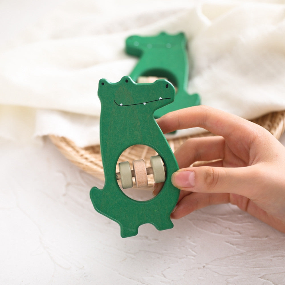 Crocodile Baby Rattle - Woodwork Toys