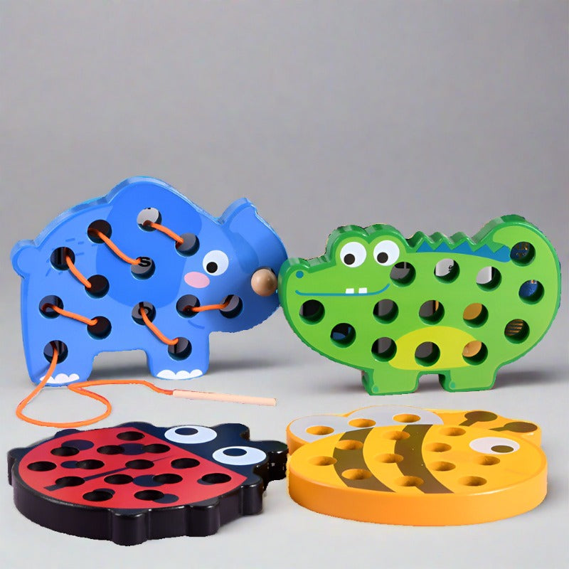 Animal Threading Toy - Woodwork Toys