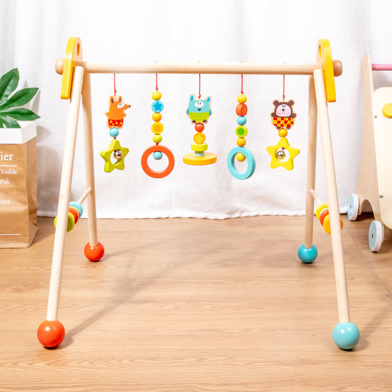 Play Gym with Pendant Rings - Woodwork Toys