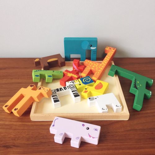 Animal Balance Blocks - Woodwork Toys