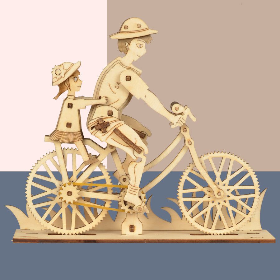 Bicycle 3D Assembly - Woodwork Toys