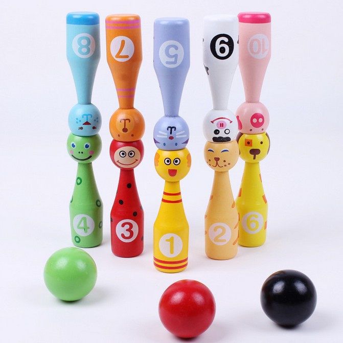 Outdoor Bowling Set - Woodwork Toys