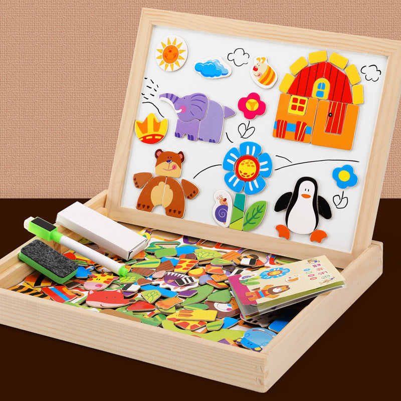 Magnetic Double-sided Drawing Board - Woodwork Toys