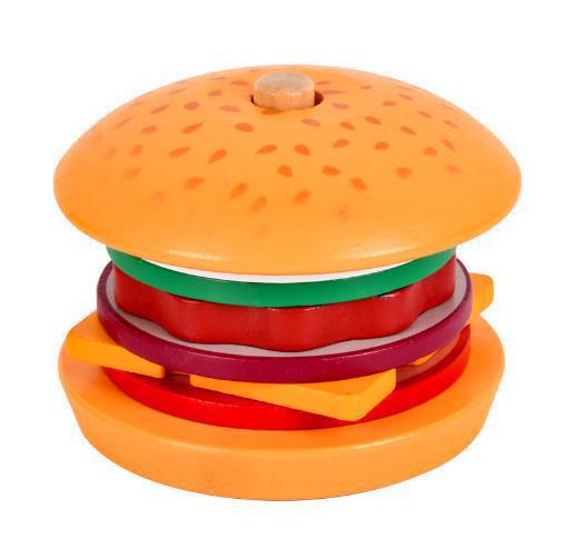 Burger, Sandwich & Fries Play Food - Woodwork Toys