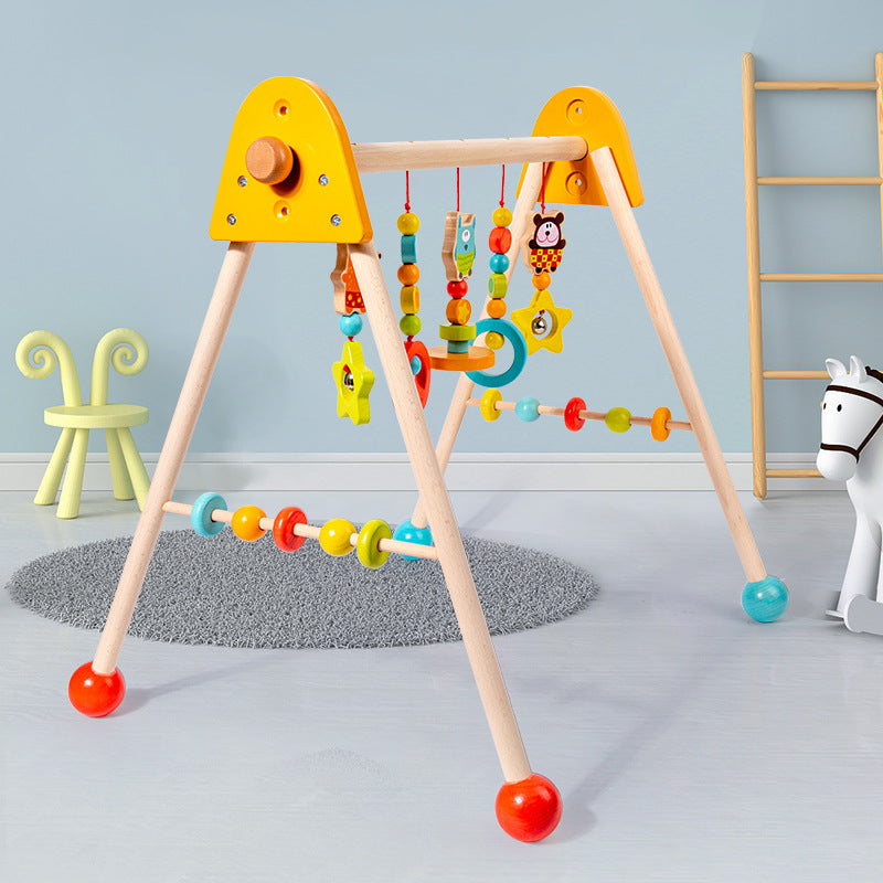 Play Gym with Pendant Rings - Woodwork Toys