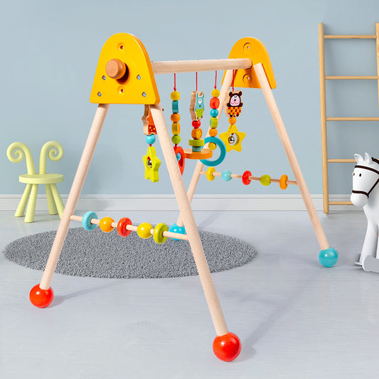 Play Gym with Pendant Rings - Woodwork Toys