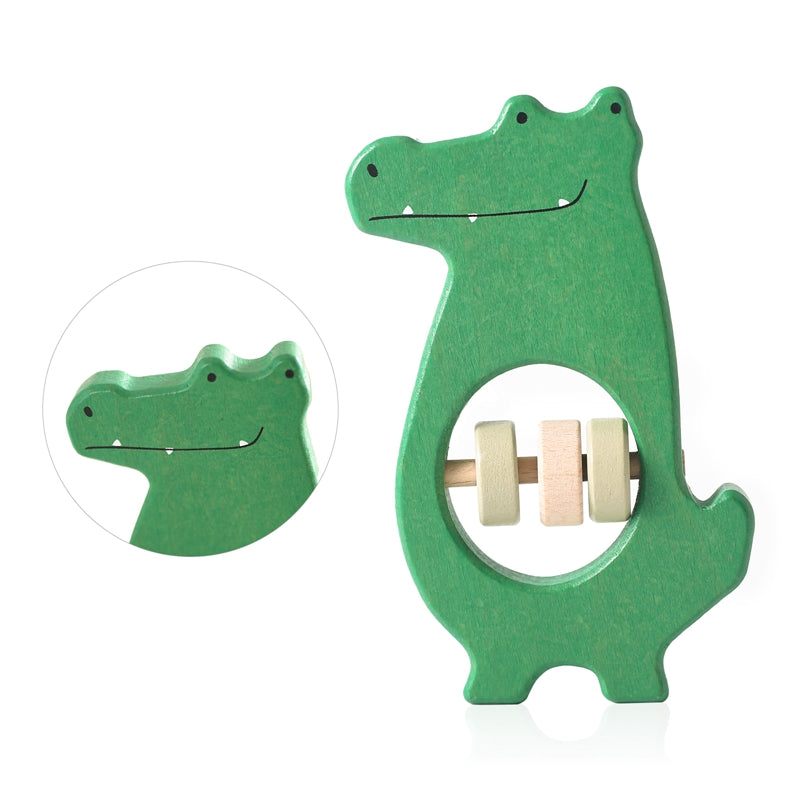 Crocodile Baby Rattle - Woodwork Toys