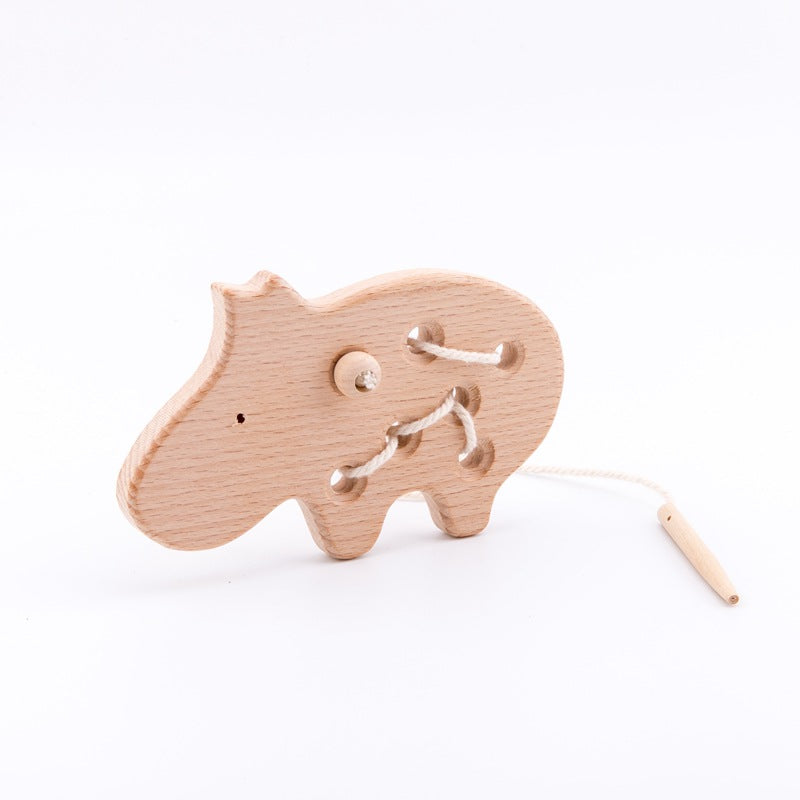 Toddler Wooden Threading Toys - Woodwork Toys