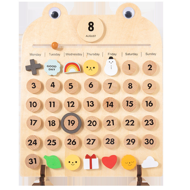 Calendar & Weather Observation Puzzle - Woodwork Toys