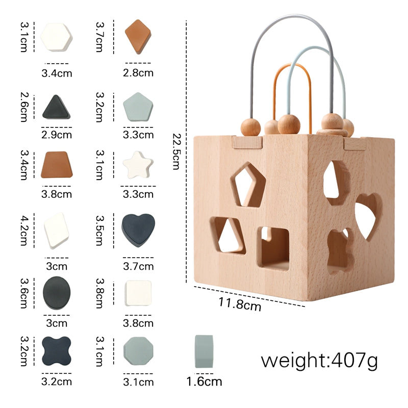 Geometric Activity Box - Woodwork Toys