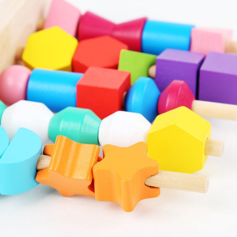 Montessori Bead Sequencing Set - Woodwork Toys