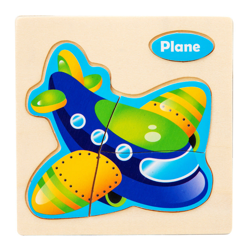 Three Dimensional Animal Puzzle - Woodwork Toys