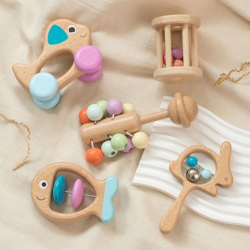 5 piece rattle set