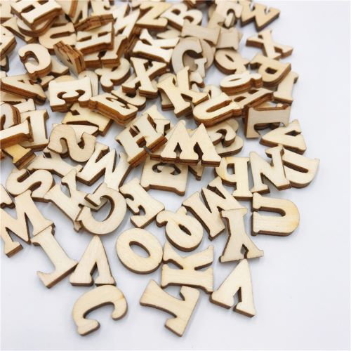 Alphabet Wood Chips - Woodwork Toys