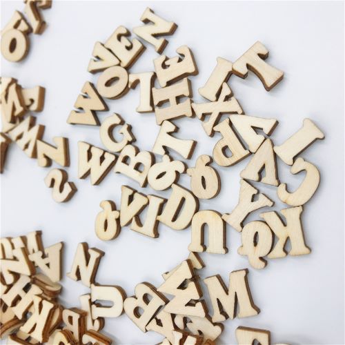 Alphabet Wood Chips - Woodwork Toys