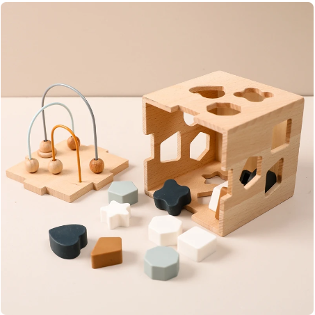 Geometric Activity Box - Woodwork Toys